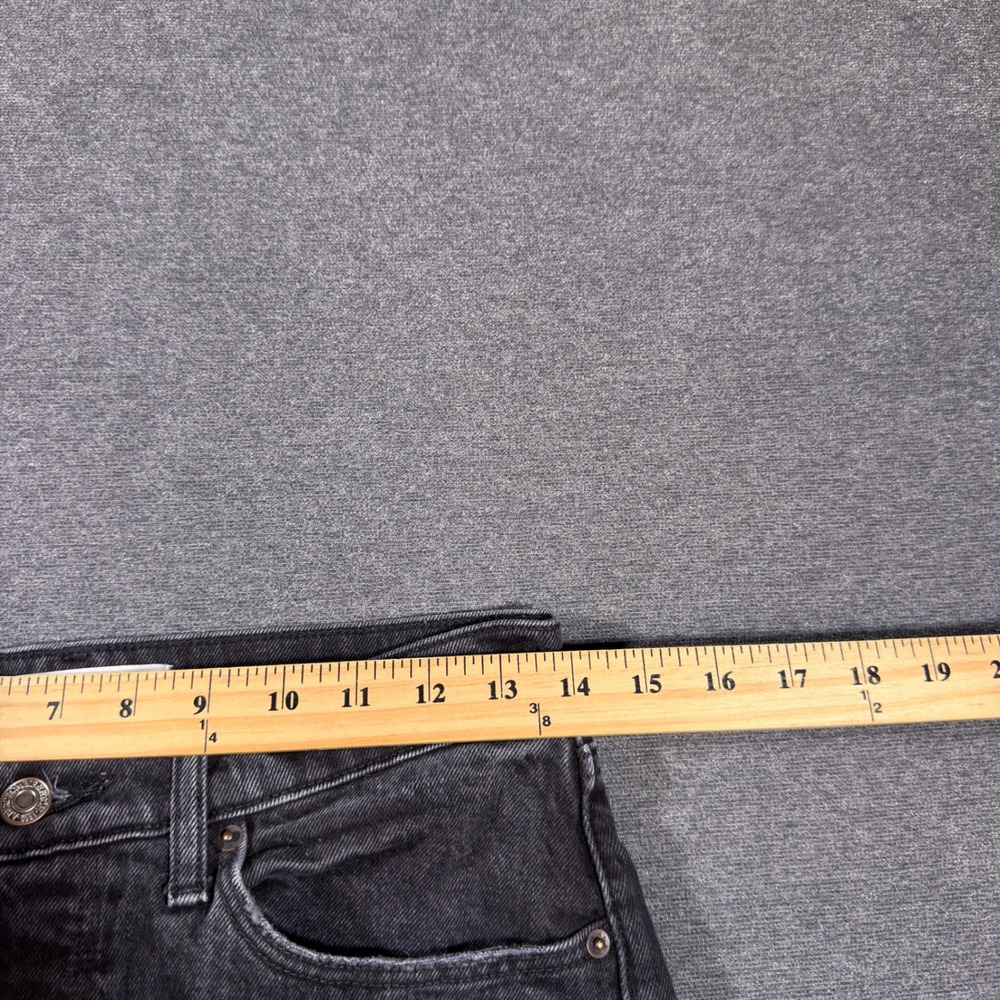 Abercrombie & Fitch The 90s Baggy Low Rise Jeans Women 26 Black Distressed Mom - Picture 5 of 9